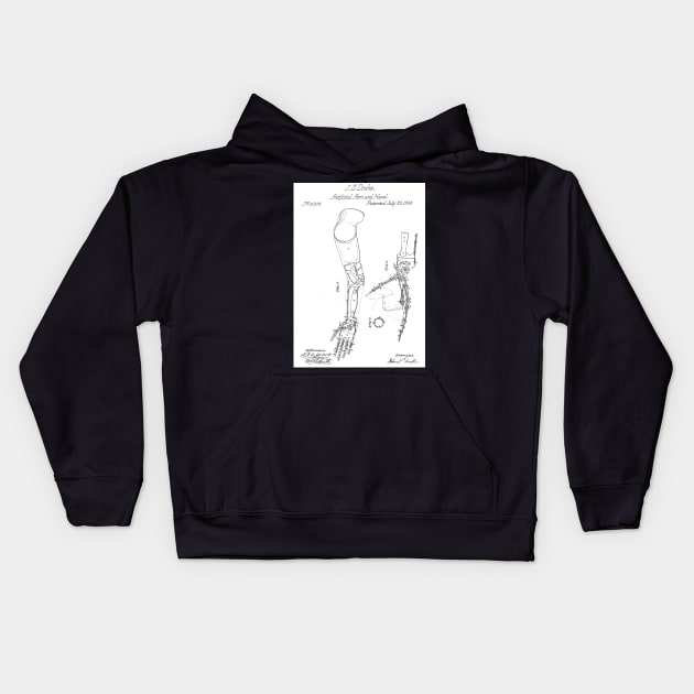 19th Century Prosthetic Arm Kids Hoodie by O&P Memes